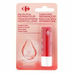 Bálsamo labial reparador Carrefour 4 g.