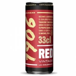 Cerveza 1906 Red Vintage La Colorada lata 33 cl.