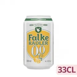 Cerveza Radler Falke 0,0% sin alcohol Lata 330 ml