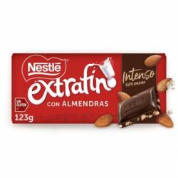 Chocolate con almendras intenso extrafino Nestlé sin gluten 123 g.