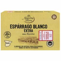 Espárrago blanco extra grueso De Nuestra Tierra 220 g.