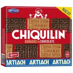 Galleta Chiquilin bañada en chocolate Artiach 200 gr.