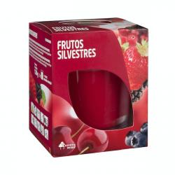 Vela perfumada Bosque Verde frutos rojos Caja 1 ud