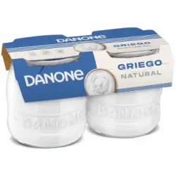 Yogur griego natural Danone Original sin gluten pack de 2 unidades de 130 g.