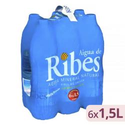 Agua mineral Ribes grande 6 botellas X 1.5 L