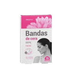 Bandas de cera facial Deliplus piel sensible Paquete 1 ud