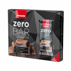 Barrita de proteínas sabor brownie Zero Prozis pack de 3 unidades de 40 g.