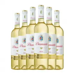 Bodegas Franco Españolas Vino Blanco Diamante Semi-seco Semi-dulce Rioja Joven 75 Cl 12% Vol. (pack De 6 Unidades)