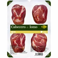 Cabecero de Lomo en lonchas Carrefour sin gluten pack de 4 unidades de 31,25 g
