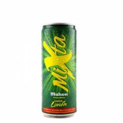 Cerveza Mahou Mixta Shandy con limón lata 33 cl.