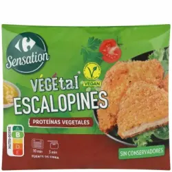 Escalopines vegetal Sensation Carrefour 270 g.