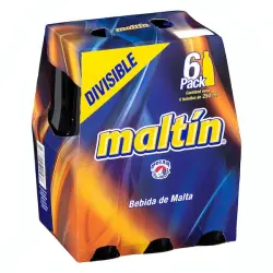 Malta Maltín Polar 6 botellines X 250 ml