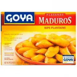 Plátano maduro en tajadas congeladas Goya 311 g.