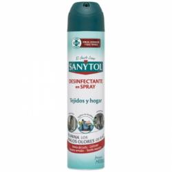 Aerosol desinfectante hogar y tejidos Sanytol 300 ml.