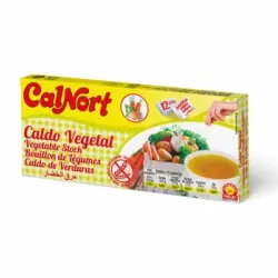 Caldo vegetal Calnort sin gluten 12 pastillas