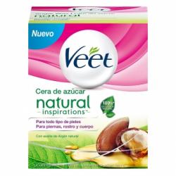 Cera de azúcar Natural Inspirations Veet 250 ml.