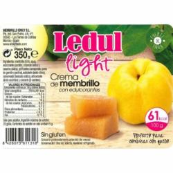 Crema de membrillo con edulcorantes Ledul 350 g.