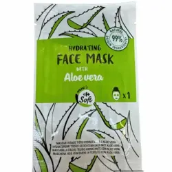 Mascarilla facial con aloe vera Soft Carrefour 1 ud.