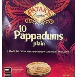 Pan Pappadum natural Patak's 100 g.