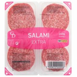 Salami extra sin gluten 4x60 g