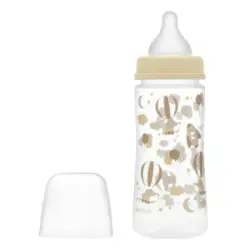 Biberón 360 ml tetina silicona tres posiciones Deliplus +1 mes