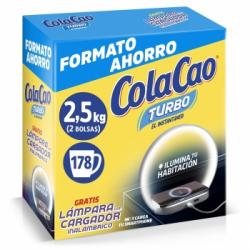 Cacao soluble instantáneo Cola Cao Turbo 2,5 kg.