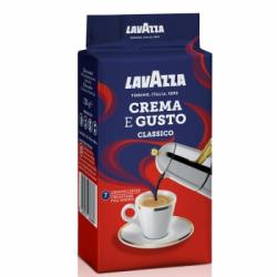 Café molido natural Crema e Gusto Lavazza 250 g.