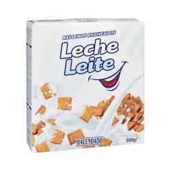 Cereales rellenos de leche Hacendado Caja 0.5 kg