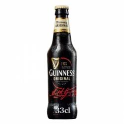 Cerveza Guinness Original irlandesa negra botella 33 cl.