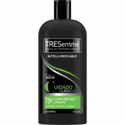 Champú cuidado clásico para cabello normal o graso Tresemmé 855 ml.
