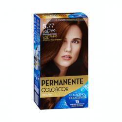 Coloración permanente 5.77 castaño claro marrón intenso Deliplus Caja 1 ud