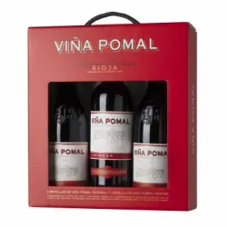 Estuche 2 Bot. Viña Pomal Tinto Reserva + 1 Bot. Viña Pomal Crianza