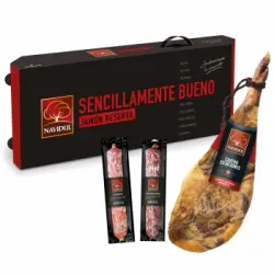 Lote de Jamón Reserva 4 Estaciones Navidul pieza de 7 kg aprox + Embutidos Ibéricos