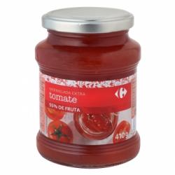 Mermelada de tomate categoría extra Carrefour sin gluten 410 g.