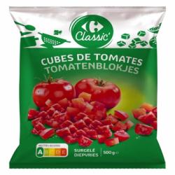 Tomate en cubos Carrefour Classic' 500 g.