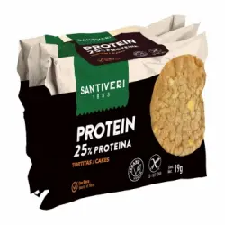Tortitas 25% proteína Protein Santiveri sin gluten 57 g.