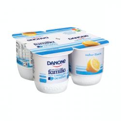 Yogur sabor limón Danone 4 ud. X 0.12 kg
