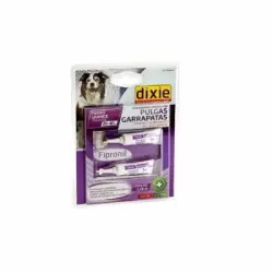 2 Pipetas de Insecticida para Perro Grande Dixie 20-40Kg