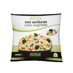 Arroz con verduras Hacendado ultracongelado Paquete 0.6 kg