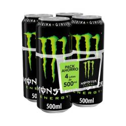 Bebida energética energy Monster 4 latas X 500 ml