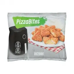 Bocaditos de queso mozzarella, tomate y orégano Pizza Bites Hacendado ultracongelados