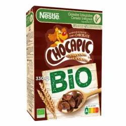 Cereales de trigo y maíz tostados con cacao ecológicos Chocapic Nestlé 330 g.