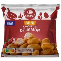 Croquetas mini de jamón Carrefour 500 g.