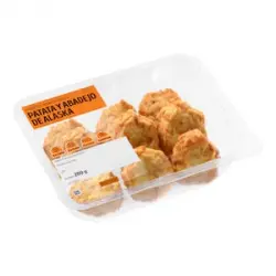 Elaborado de patata y abadejo de alaska