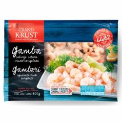 Gamba pelada cruda congelada Grand Krust 300 g.