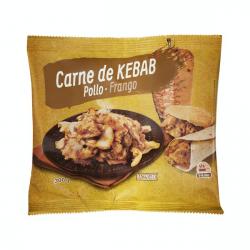 Relleno para kebab con carne de pollo asado Hacendado ultracongelado Paquete 0.3 kg