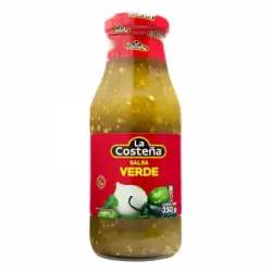 Salsa verde La Costeña botella 250 g.