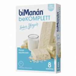 Barritas sustituiva sabor yogur biManan sin gluten 304 g.