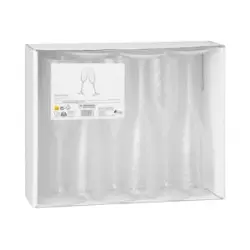 Copas cava de plástico brillo Bosque Verde