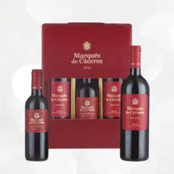 Estuche 2 Bot. 75 Cl. + 1 Bot. 37.5 Cl. Marqués De Cáceres Tinto Crianza 2019